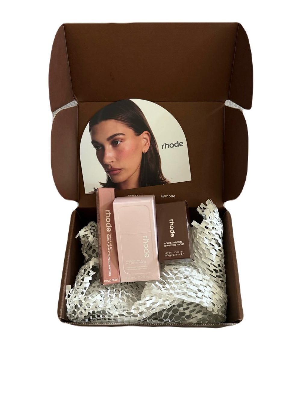 RHODE Summer 2026 Pink Champagne Highlighter Pebble Bronzer Colada Lip Tint